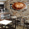 Quadro Decorativo mosaico Foto tema Xícara de Café: 115x60cm MDF